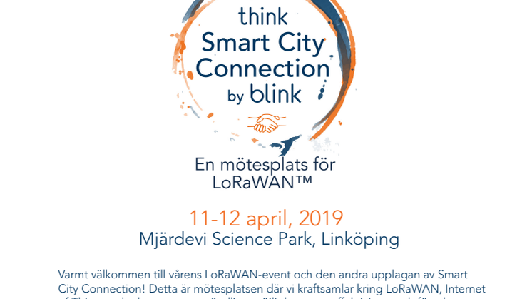 Smart City Connection, boka inom 4 dagar!