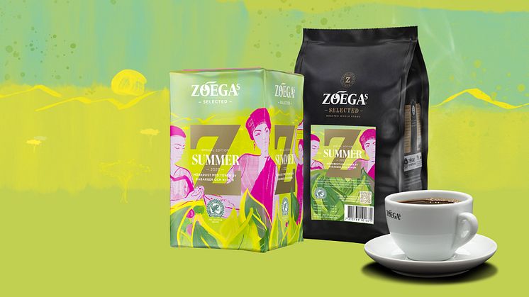 ZOÉGAS Summer Edition 2023– tummapaahtoinen uutuus kesän kahvihetkiin