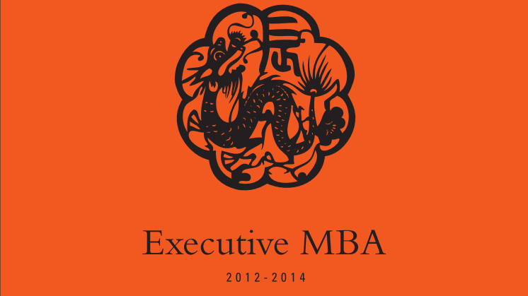 Executive MBA brochure 2012-2014