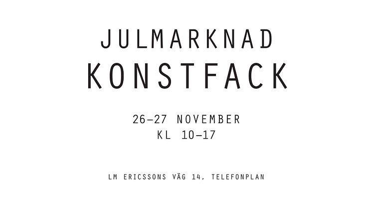 Konstfacks julmarknad 2011