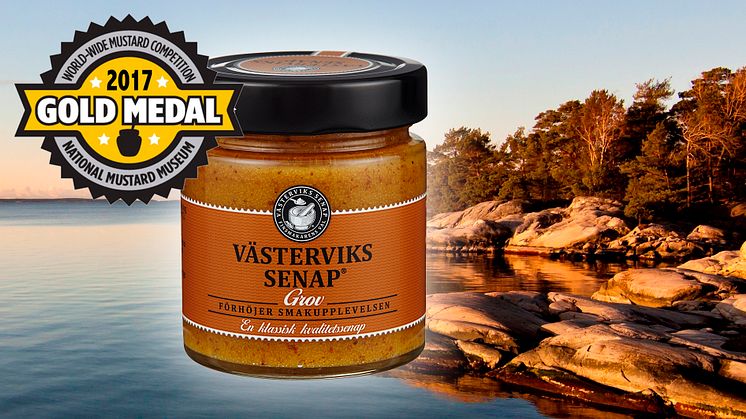 Guldmedalj till Västerviks senap® Grov i Senaps- VM! 