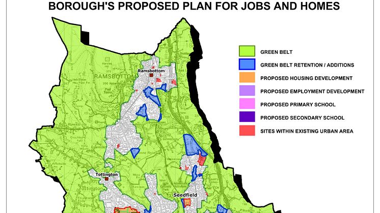 Jobs and homes – the plan for the borough of Bury’s prosperity