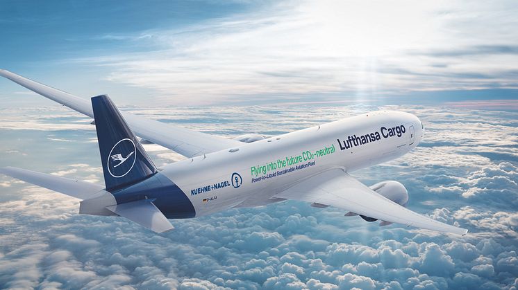 Lufthansa Cargo and Kuehne+Nagel agree on exclusive partnership to promote CO2-neutral power-to-liquid fuel