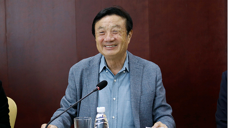 Huaweis globala VD Ren Zhengfei ger sin syn på Huaweis framtid