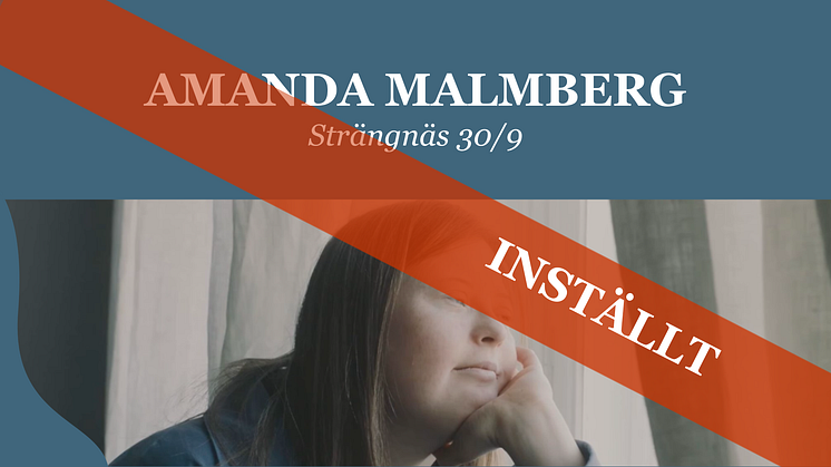 Inställt föreläsning med Amanda Malmberg