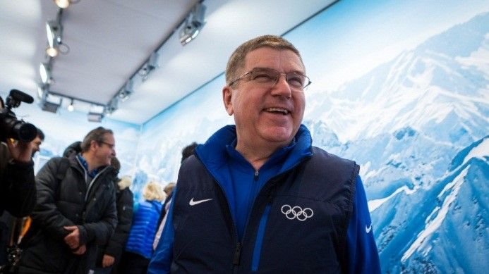 IOC presidenten besøkte åpningen av Samsungs Galaxy-studio 