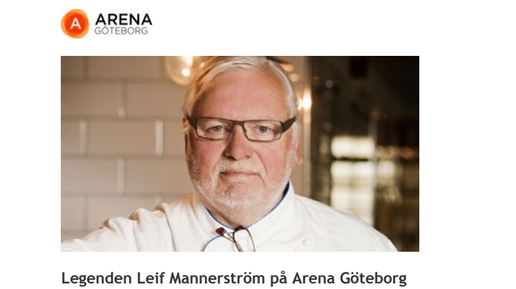 Leif Mannerström på Arena Göteborg