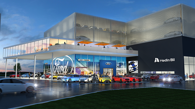 Hedin Bil investerar i FordStore i södra Stockholm och Göteborg