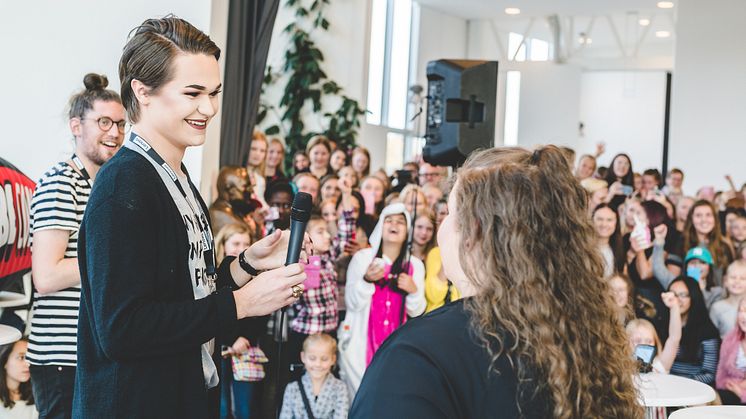 Bild från Tubecon Tour på Helsingborg Arena 2016. 