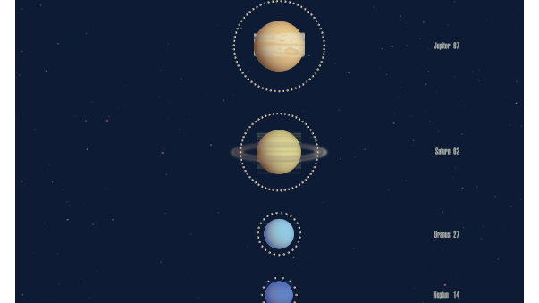 Monde im Sonnensystem