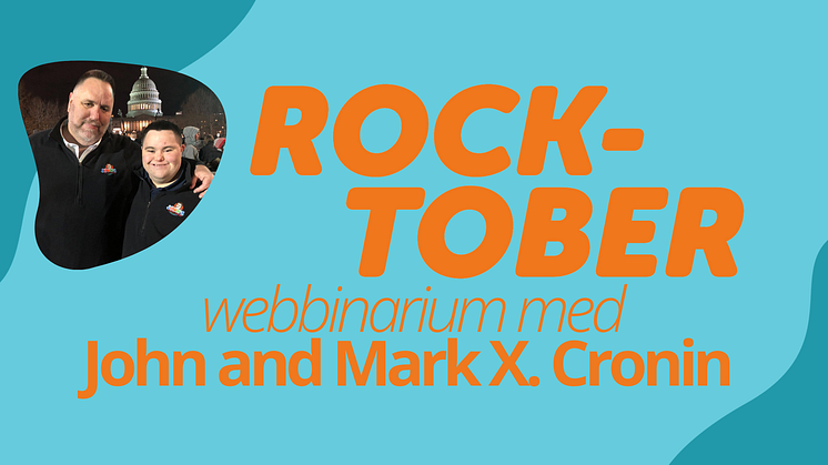 Rocktober webbinarium med John och Mark X. Cronin 17 oktober kl. 20:00.
