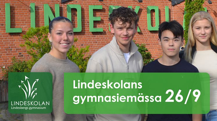 Lindeskolan i Lindesberg håller gymnasiemässa inför gymnasieval