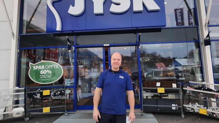 Butikksjef JYSK Mjøndalen, Lars Bakk-Røstad 