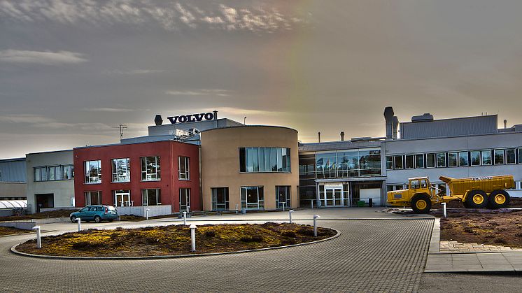 Volvo CE:s anläggning i Braås nu koldioxidneutral