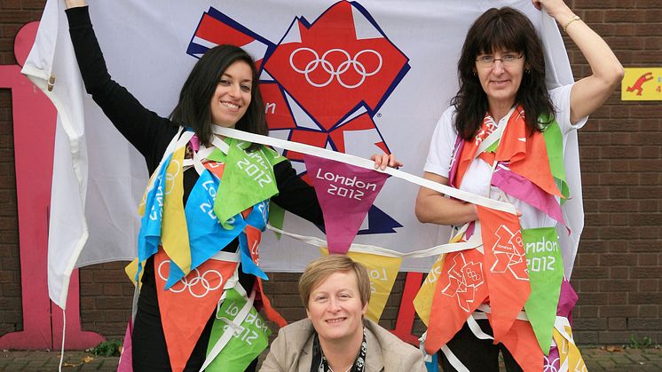 Olympic bunting gets recycled