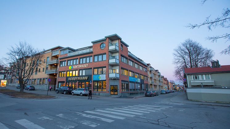Kontorhuset Bragernes på Losjeplassen i Drammen sentrum.
