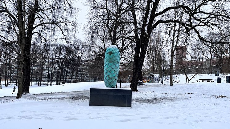 Vannkongle av Kristian Blystad, Klosterenga park