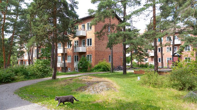 Kvarteret Markpundet i Bromma hör till de 42 tomträtterna. Foto: Karin Alfredsson