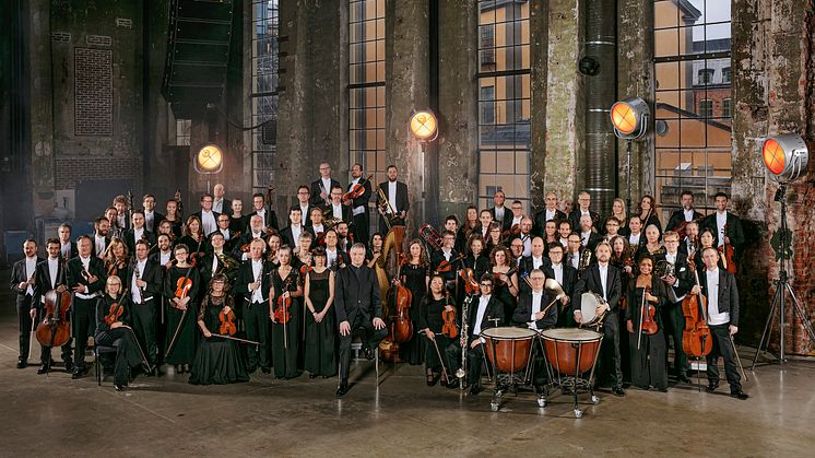 Norrköpings Symfoniorkester med nye chefdirigent Karl-Heinz Steffens. Foto Mats Bäcker.
