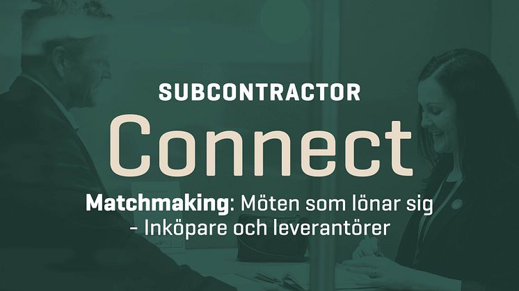 Elmia Subcontractor Connect