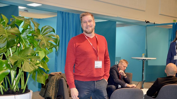 Niklas Sikström från Ignite var med och arrangerade Ignite Elmia.