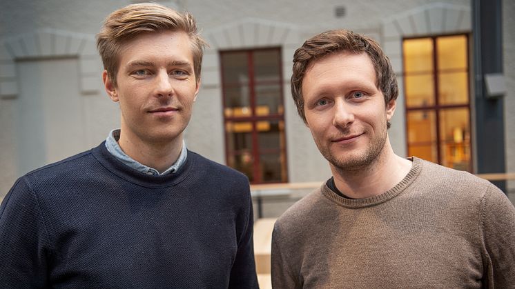 Joel Torkelsson och Magnus Hornef, grundare av Metry // Bild: Chalmers Ventures