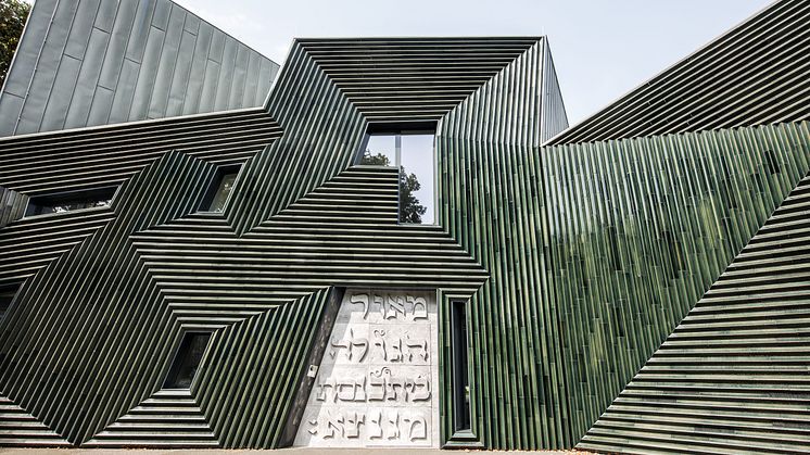 Mainz: Den nye synagoge, arkitekt Manuel Herz © GNTB/Florian Trykowski