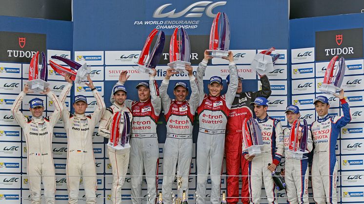 Audi #7 wins at Silverstone - Podium at Silverstone