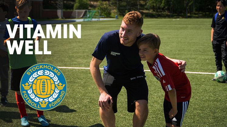 Vitamin Well blir samarbetsparter till Stockholms Fotbollförbund