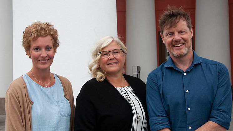 Härnösands kommundirektör Sofia Pettersson är mycket nöjd med rekryteringarna av HR-chefen Pernilla Unander, kommunikationschefen Tomas Wahlund och (ej med på bilden) ekonomichefen Lena Einarsson.