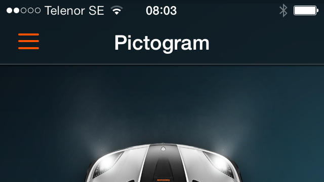 Koenigsegg One:1 app Pictogram