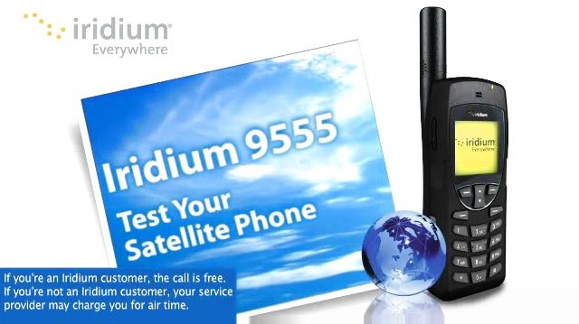 Testa din Iridium satellittelefon