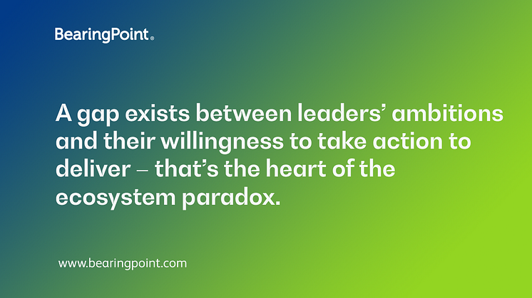 Challenge the ecosystem paradox to drive business model innovation and digital growth 