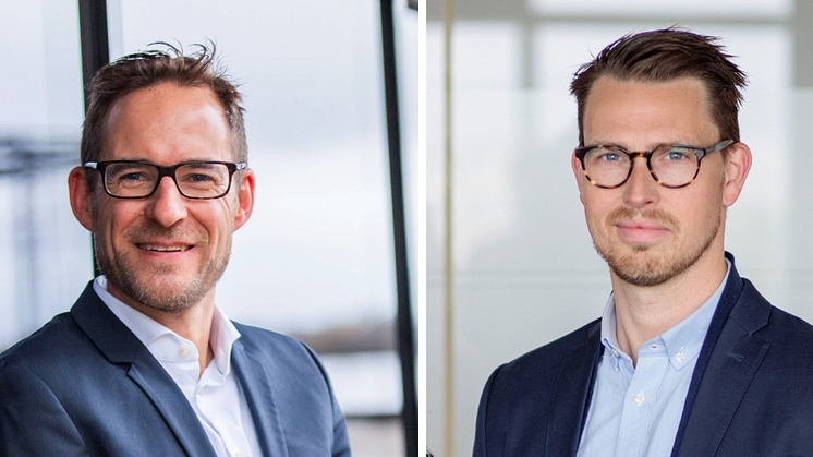 Asger Hattel, CEO for Signicat og Olafur Pall Einarsson, CEO og grundlægger af SmartWorks