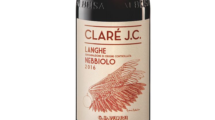 Den 9:e juni lanseras Claré J.C Lange Nebbiolo 2016 - SB 99978 - 149 kr