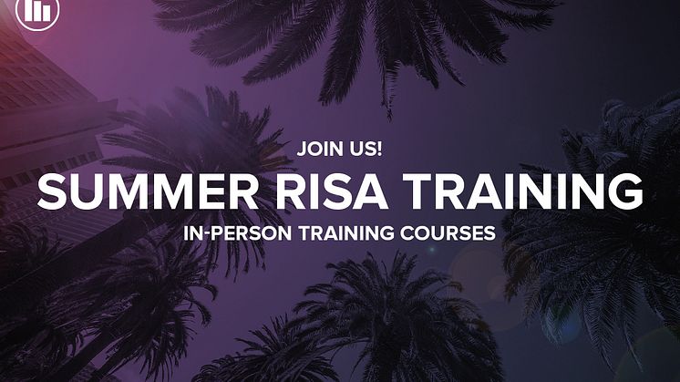 Come Train With RISA This Summer!