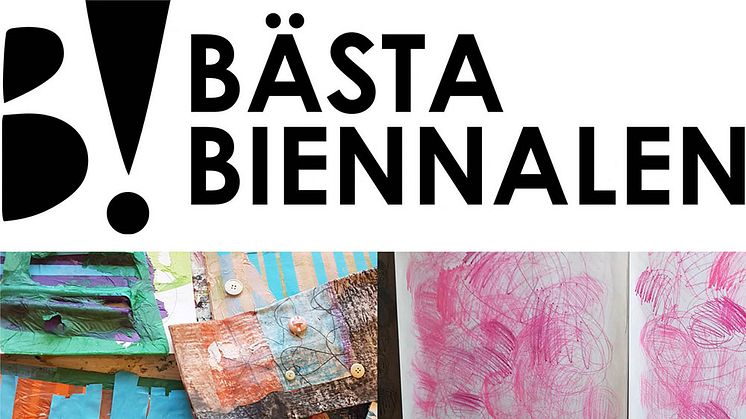 Bästa Biennalens logotyp samt verk från Ateljé Inuti
