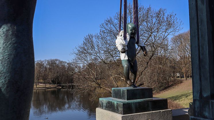 Sinnataggen er tilbake i Vigelandsparken