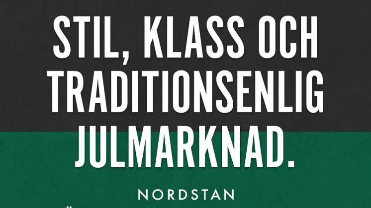 GAIS årliga julmarknad i Nordstan