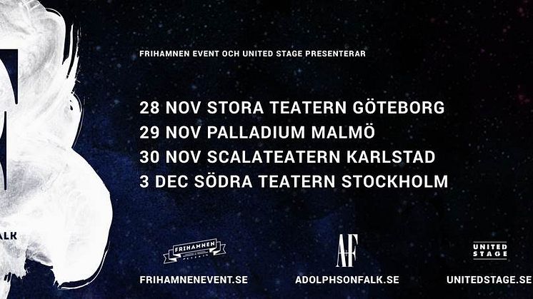 Adolphson & Falk på turné i vinter