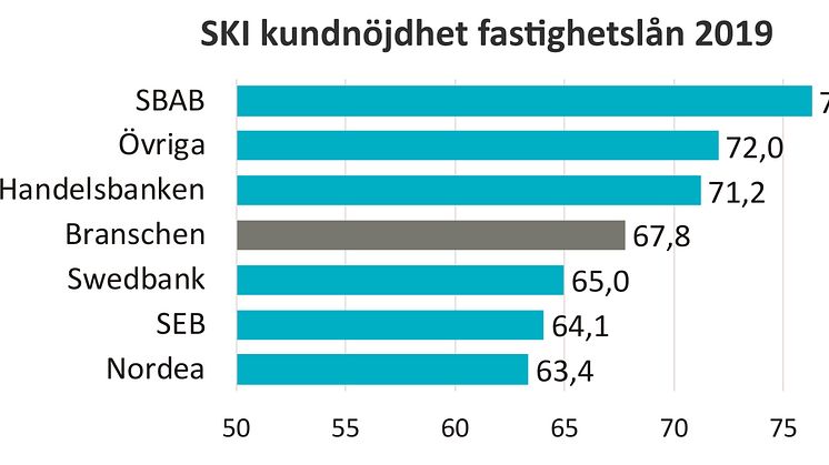 SKI kundnöjdhet fastighetslån 2019