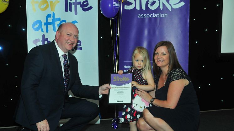 ​Washington two year old stroke survivor receives regional recognition