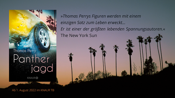 Ein Thriller wie ein Hollywood-Blockbuster: "Pantherjagd" von US-Altmeister Thomas Perry