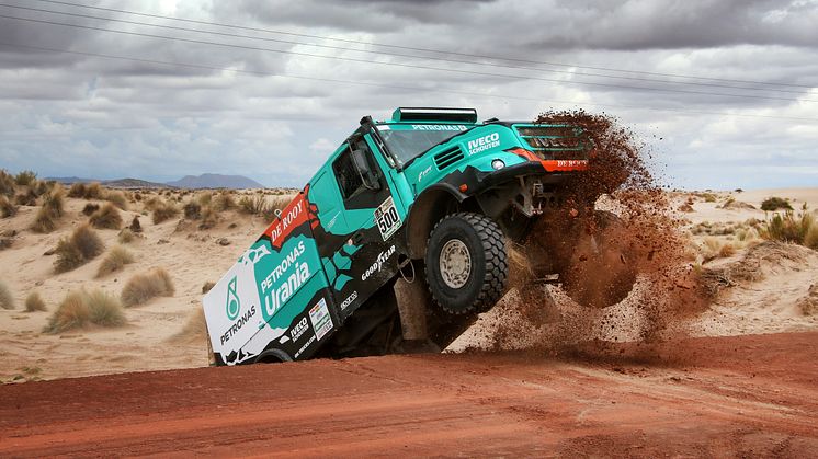Team De Rooy og Goodyear på pallen i Dakar Rally