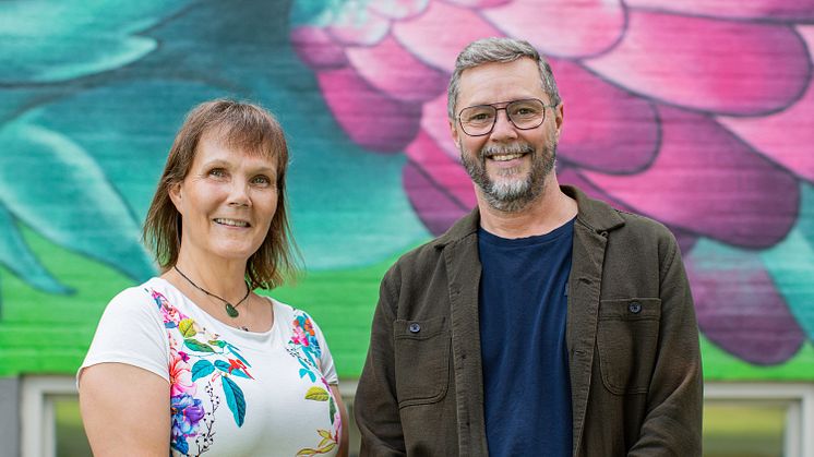 Förvaltningschef Annika Lindgren tillsammans med tf kommunchef Magnus Åkerlund. Foto Bodens kommun/KOMM