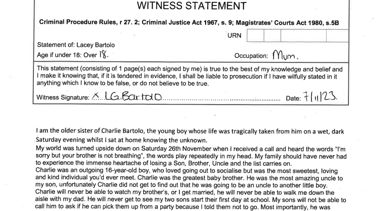 Impact Statement - Lacey Bartolo - Charlie's sister.pdf