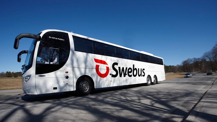 Swebus kör 105 extra avgångar i påsk 