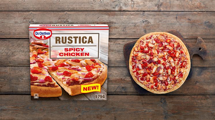 Rustica Spicy Chicken, fra Dr. Oetker