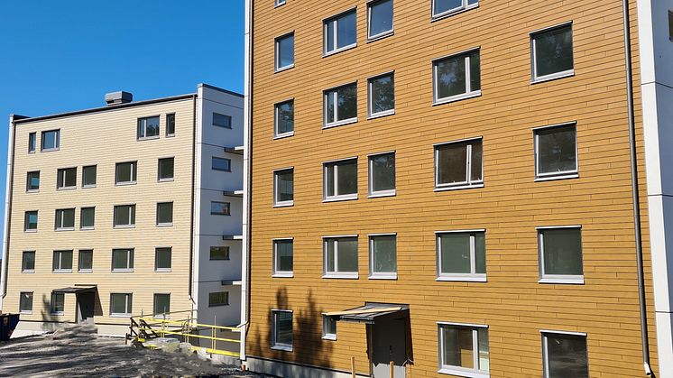 44 nya hyresrätter i 2 byggnader på Solgårdsterrassen