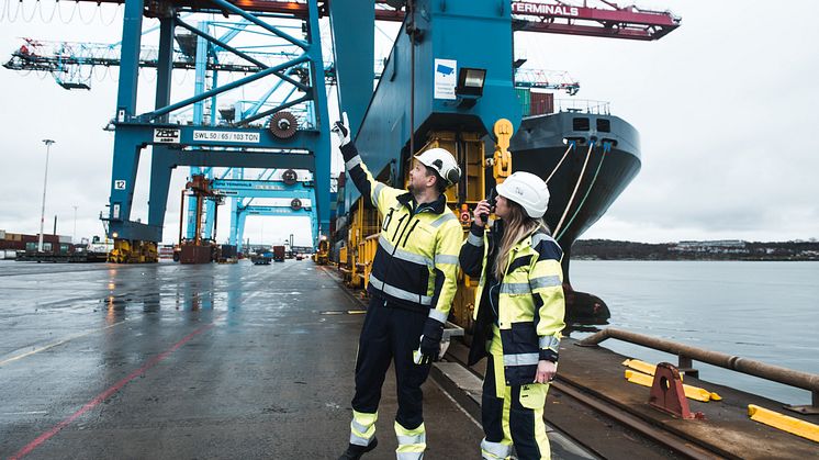 Volymerna hos APM Terminals Gothenburg ökar, i takt med allt nöjdare kunder.